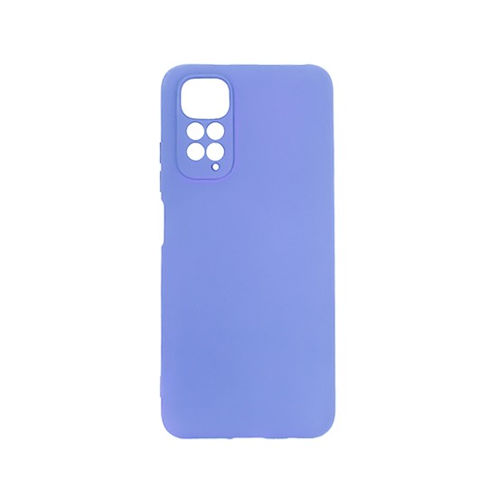 Silicone Case with Camera Shield for Xiaomi Redmi Note 11 Pro Purple